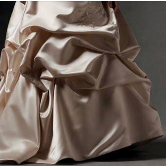 OLEG CASSINI COLLECTION WEDDING DRESS FROM DAVID'S - Picture 3 of 12